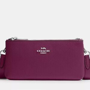 Coach Purple Leather Women's Bag